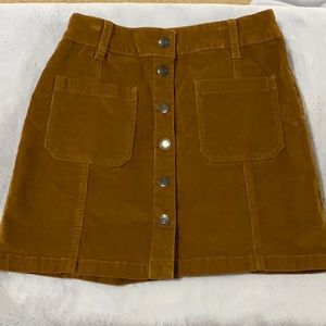 Corduroy Skirt